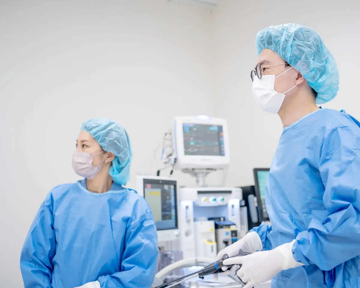 腹腔鏡手術で傷が小さく痛みが少ない